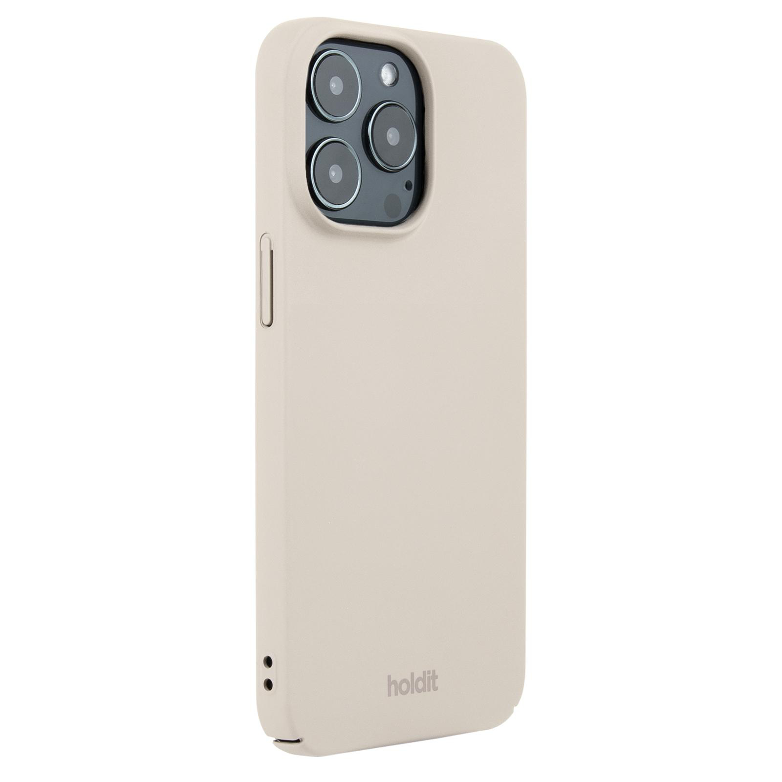HOLDIT Slim Case, Backcover, Apple, iPhone 13 Pro, Light Beige