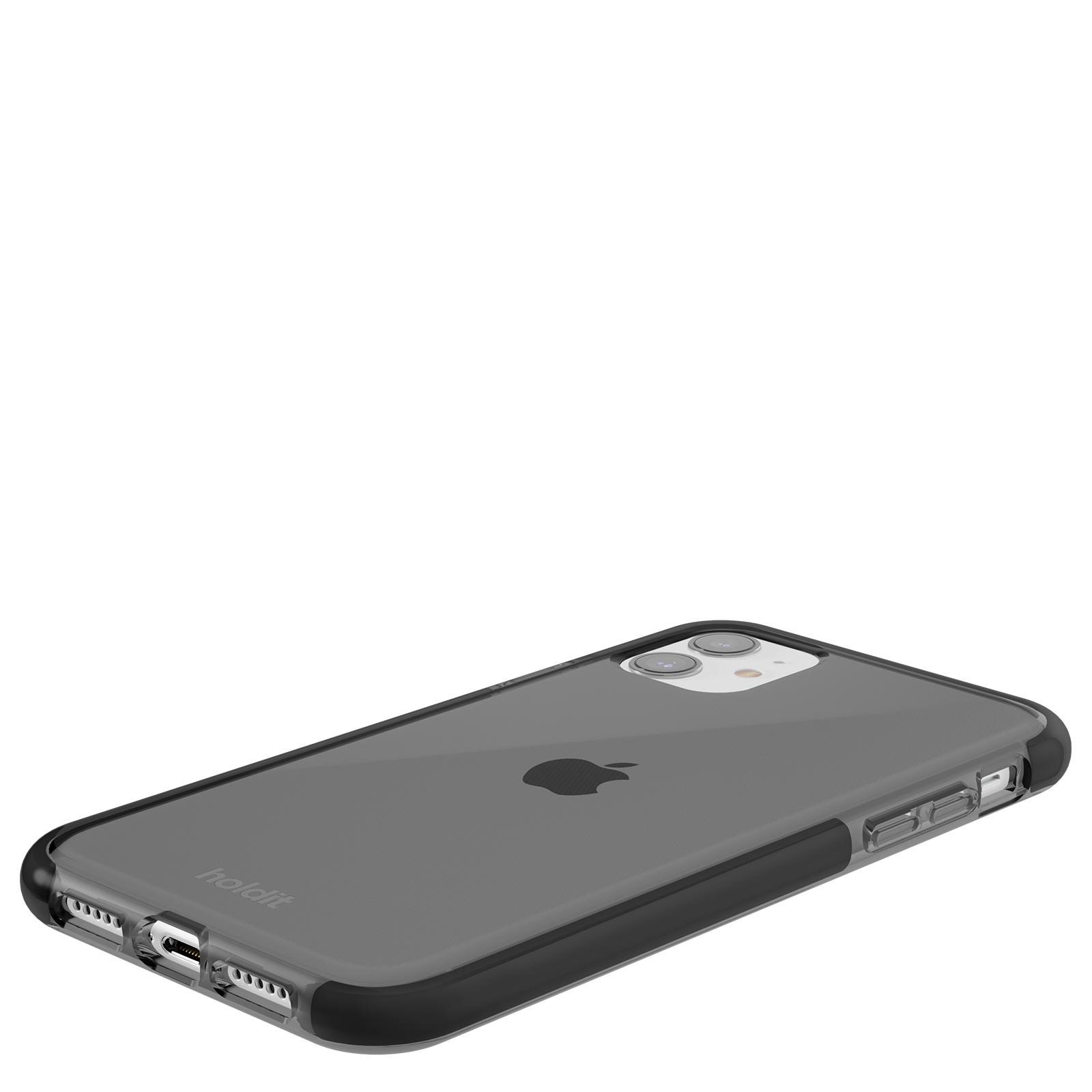 HOLDIT Case, 11/XR, Backcover, Seethru Black iPhone Apple,
