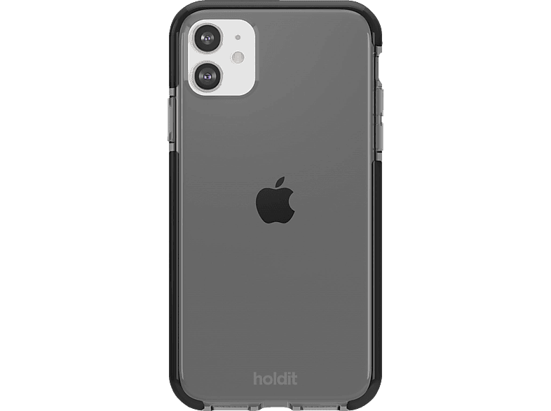 HOLDIT Seethru Backcover, Black iPhone Apple, Case, 11/XR