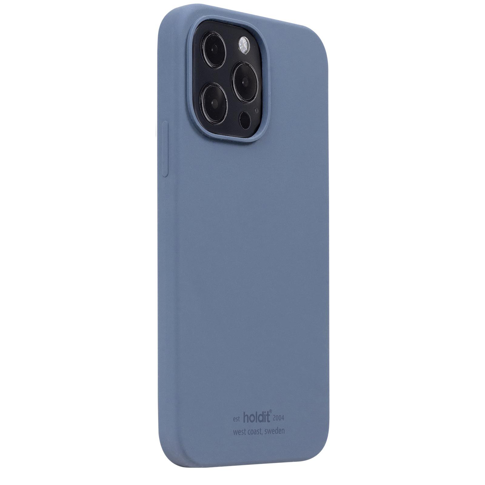 HOLDIT Silicone Pacific 13 iPhone Pro, Apple, Case, Blue Backcover