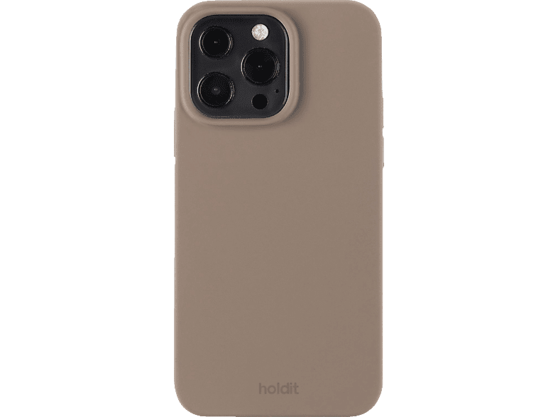 HOLDIT Silicone Case, Backcover, Apple, iPhone 13 Pro, Mocha Brown | Backcover
