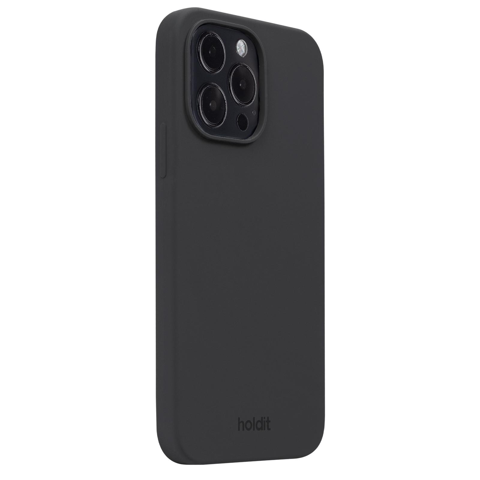 HOLDIT Silicone Case, Pro Apple, Max, iPhone 14 Backcover, Black