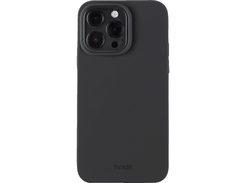 HOLDIT Silicone Case, Max, Apple, Black 14 Pro Backcover, iPhone