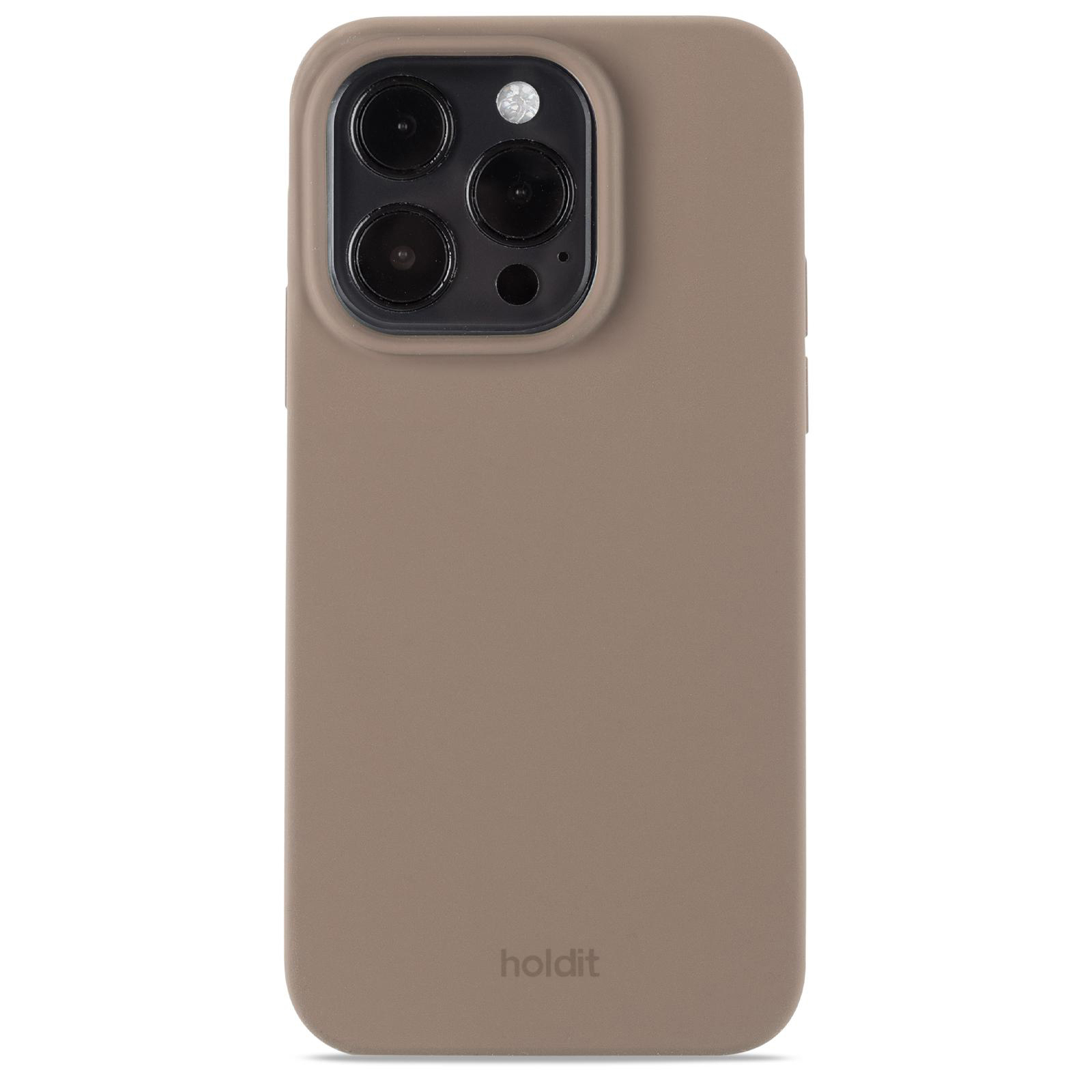 Pro, Case, Apple, HOLDIT 14 Silicone Mocha Backcover, iPhone Brown