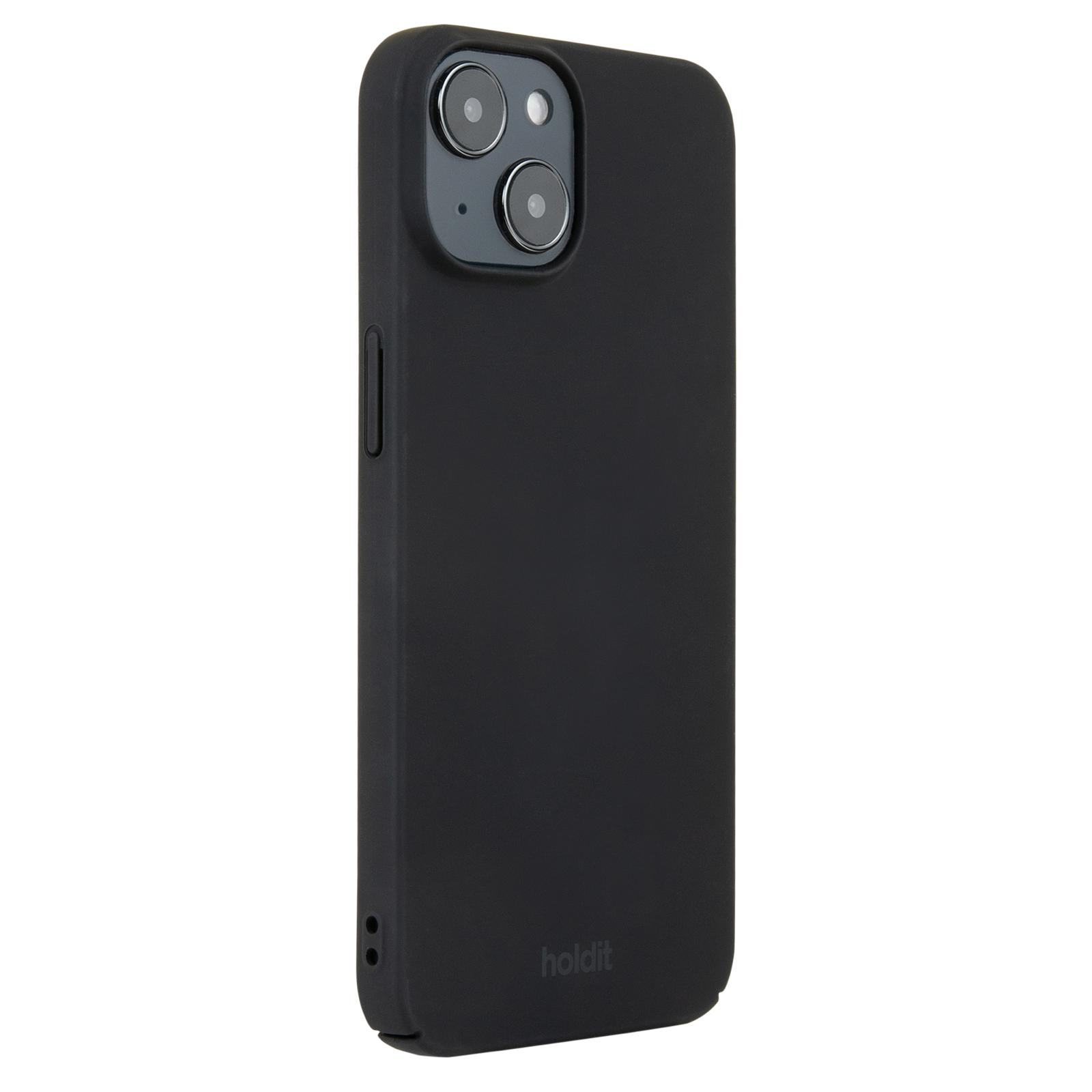 HOLDIT 14/13, iPhone Backcover, Case, Apple, Black Slim