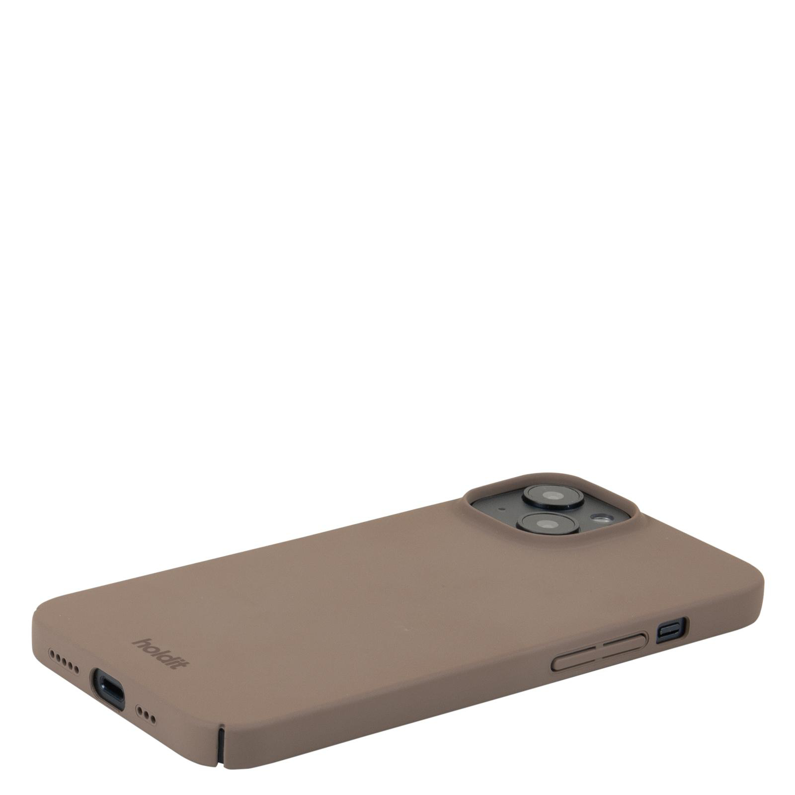 HOLDIT Slim Case, Backcover, Apple, iPhone 14/13, Mocha Brown