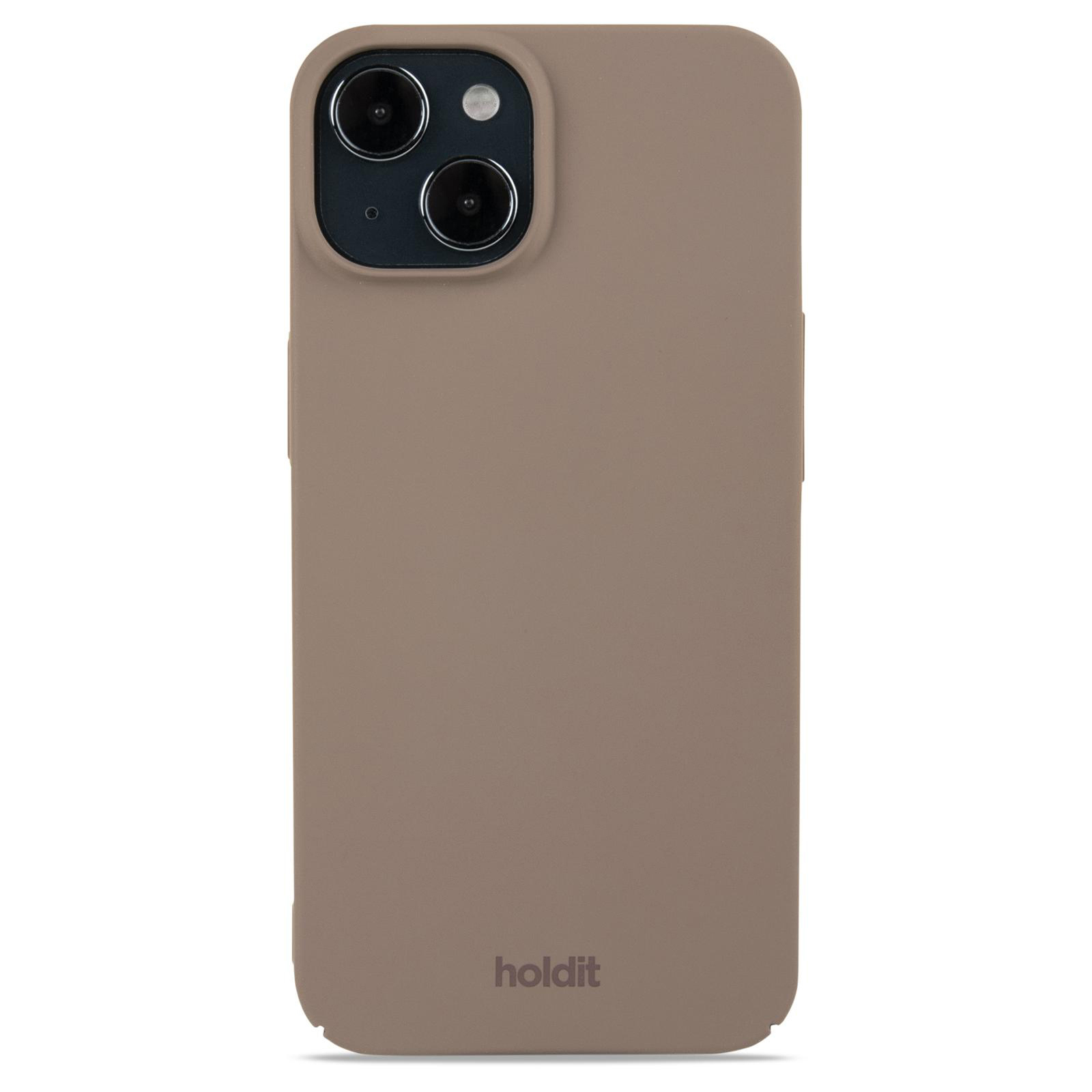 HOLDIT Slim Case, Apple, iPhone Brown Mocha 14/13, Backcover