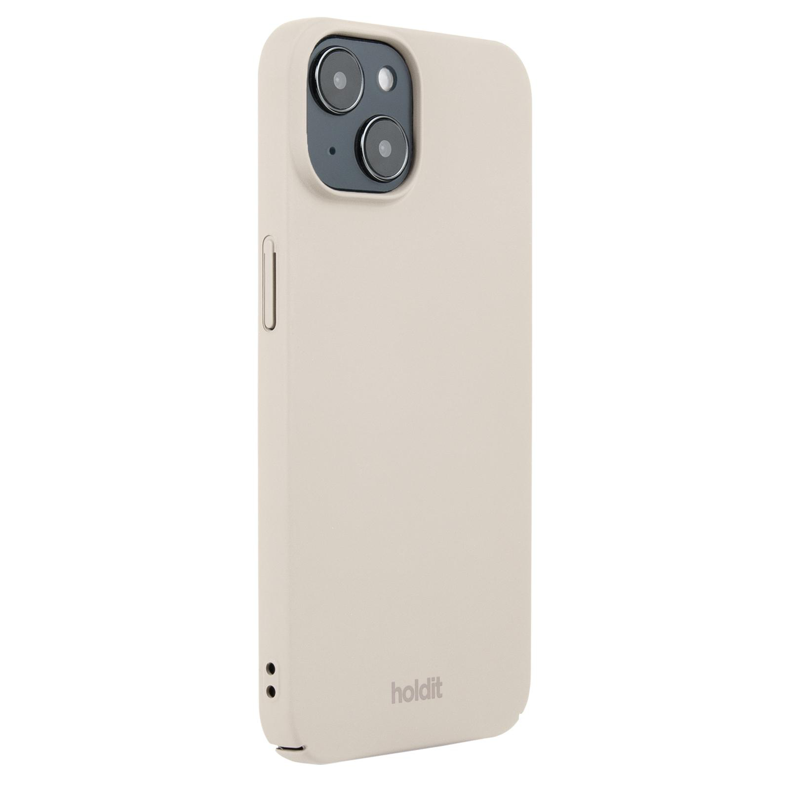 HOLDIT Slim Case, Backcover, Apple, iPhone 14/13, Light Beige