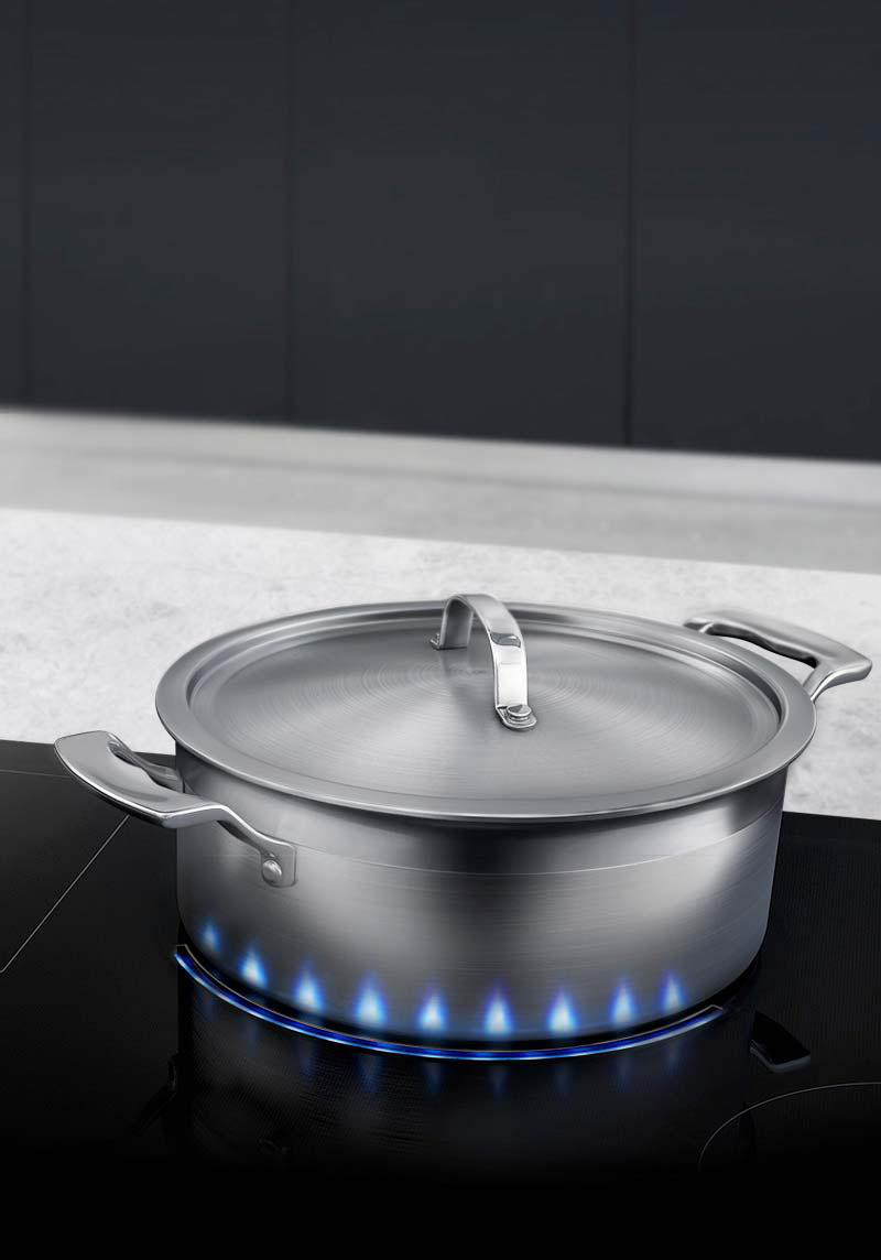 SAMSUNG NZ84J9770EK/EF Induktionskochfeld  (800 mm breit, 4 Kochzonen)
