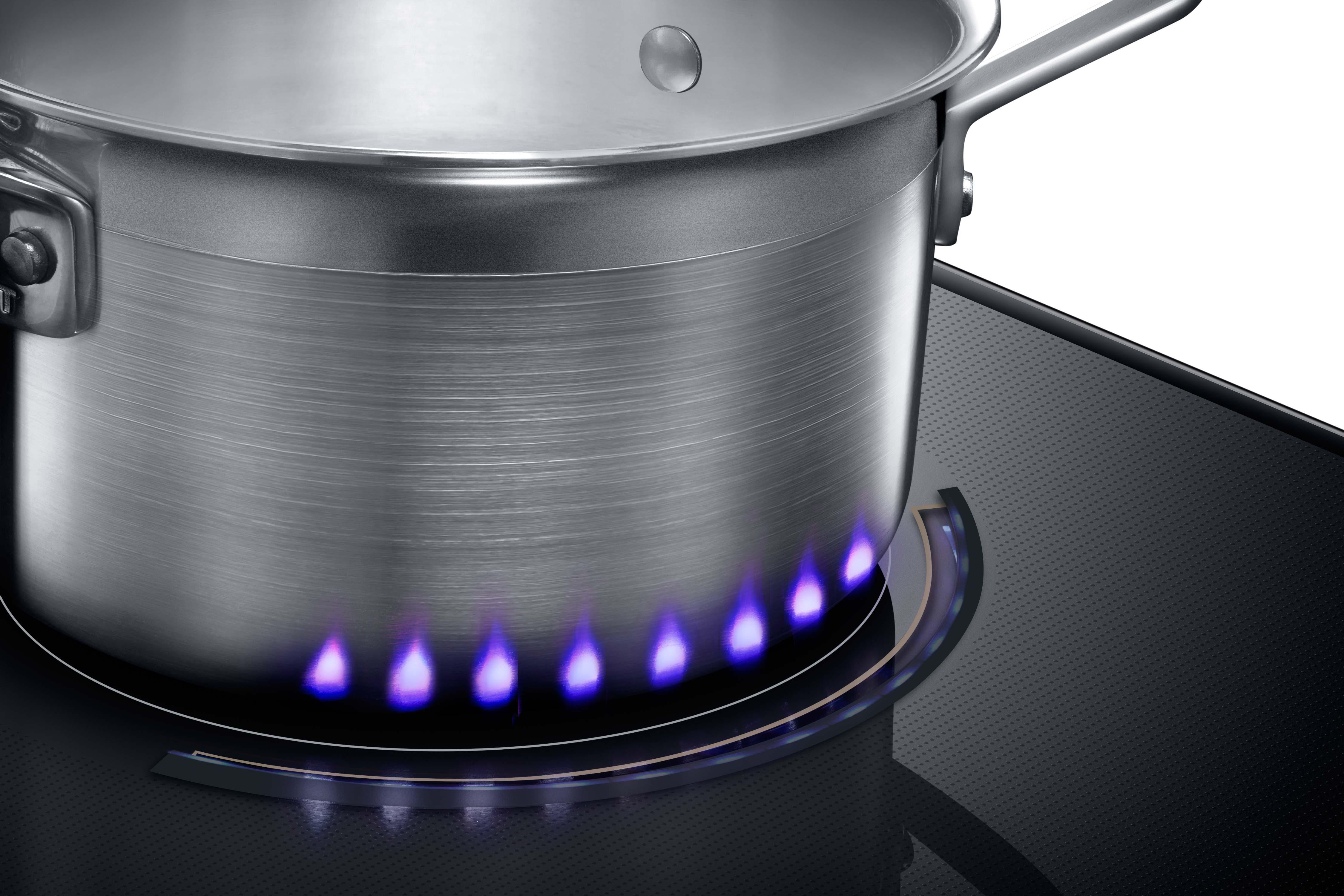 SAMSUNG NZ84J9770EK/EF Induktionskochfeld  (800 mm breit, 4 Kochzonen)