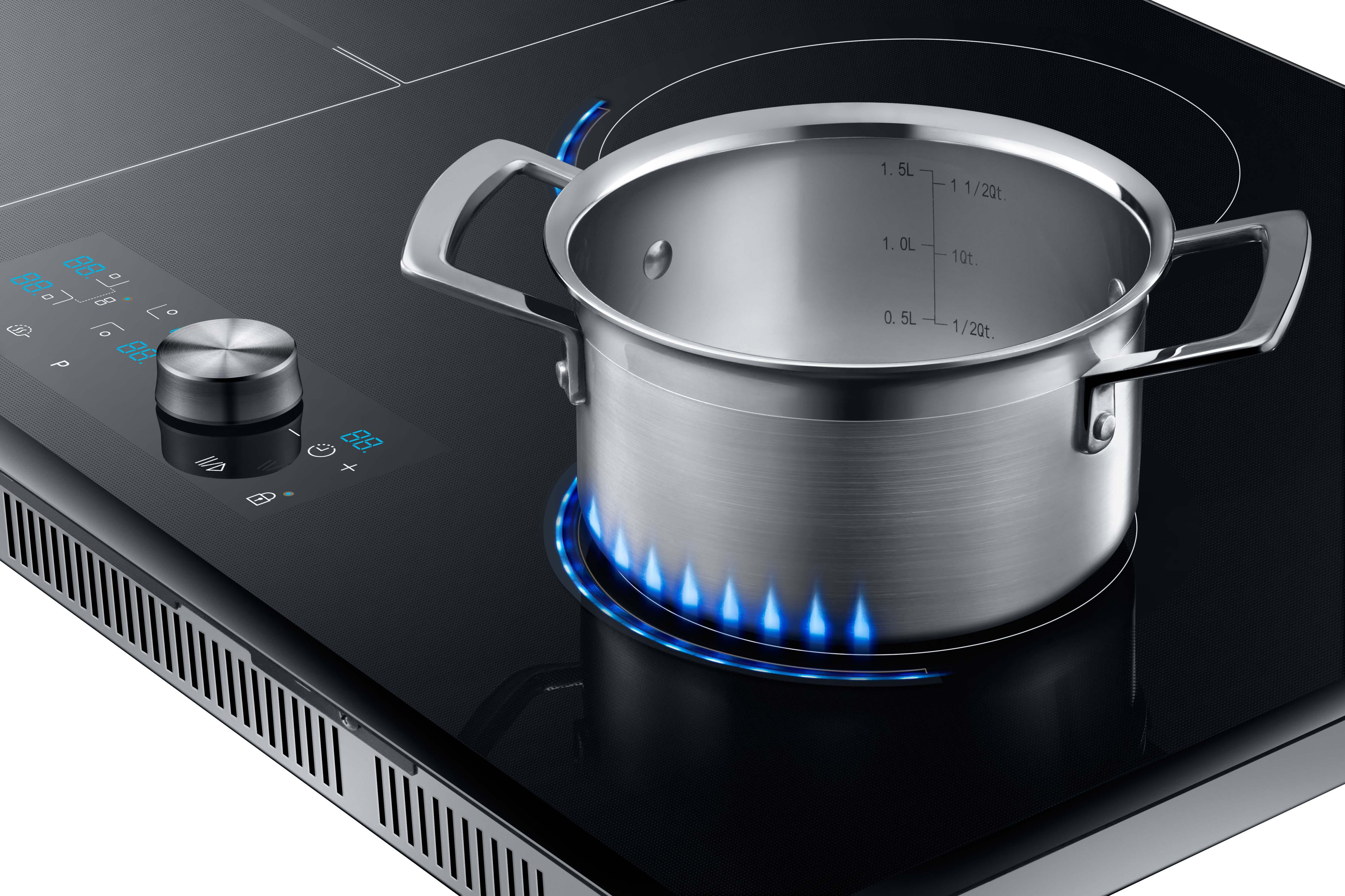 SAMSUNG NZ84J9770EK/EF Induktionskochfeld  (800 mm breit, 4 Kochzonen)