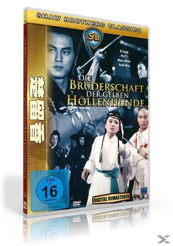 DVD-Cover mit einem Mann im Anzug und anderen Charakteren. Titel: Die Bruderschaft.