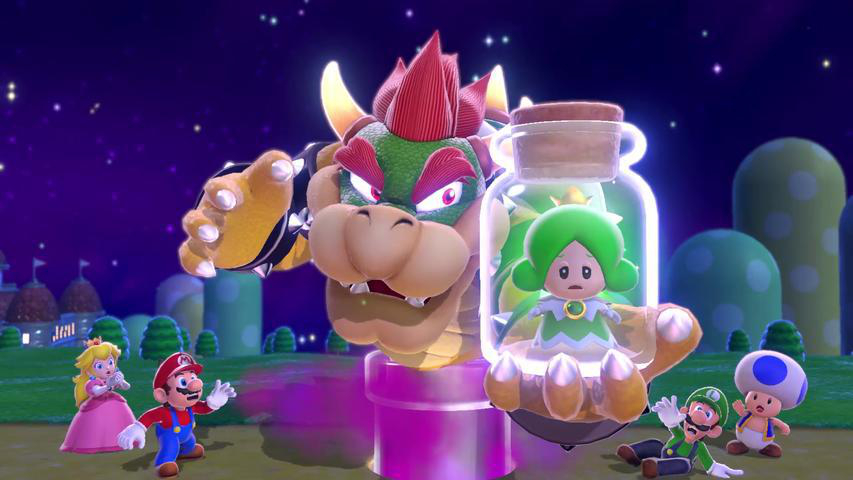 NINTENDO Switch Neon-Rot/Neon-Blau + Super Mario 3D World + Bowser’s Fury