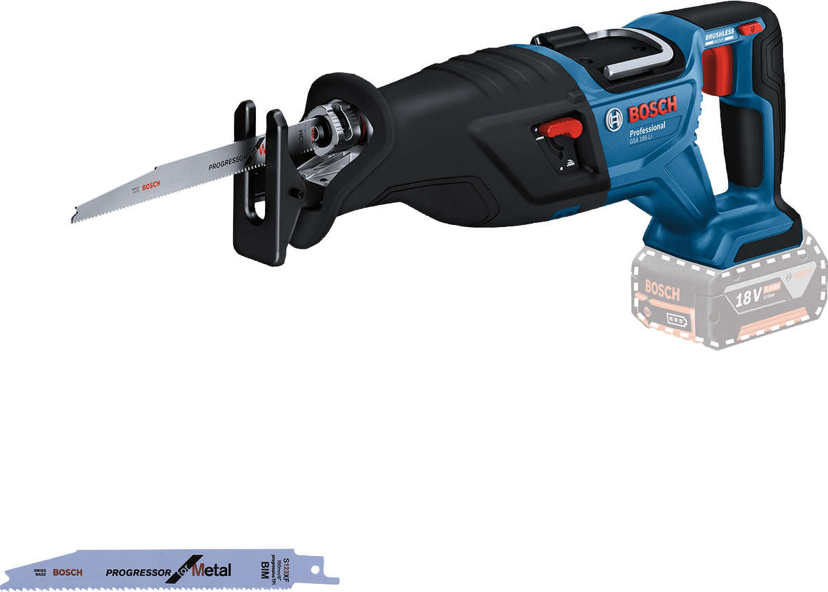BOSCH PROFESSIONAL GSA 185-LI Akkumulátoros szablyafűrész, 18V, akku és töltő nélkül, kartondobozban (06016C0020)