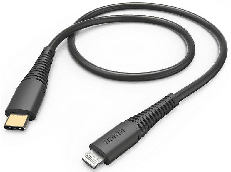 Hama 201602 Oplaadkabel Usb-c Naar Lightning 1.5m Zwart