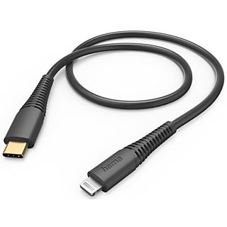HAMA 201602 Oplaadkabel USB-C naar Lightning 1.5m Zwart