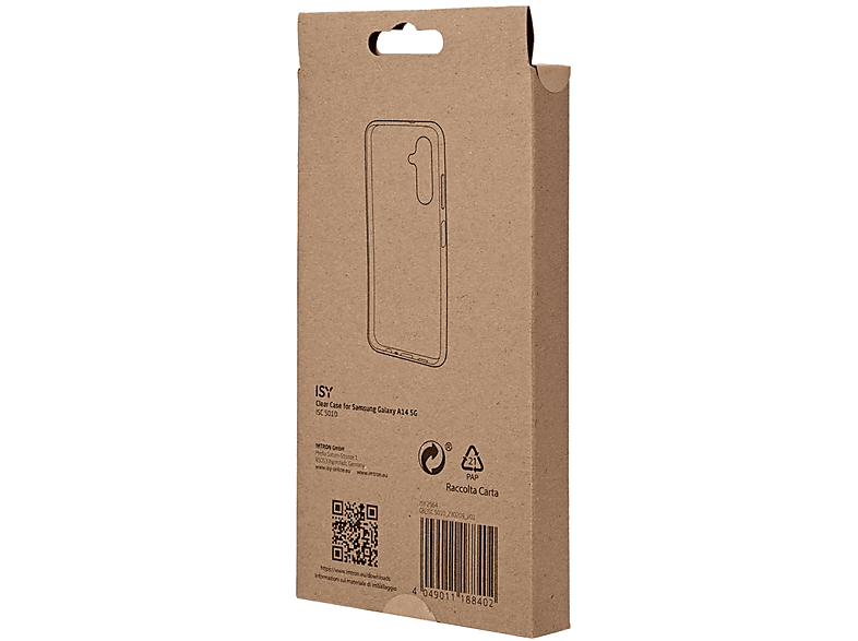 ISY ISC 5010, Backcover, Samsung, Galaxy A14 5G, Transparent