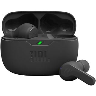 Auriculares True Wireless - JBL Wave Beam, 32 h de Autonomía, Carga rápida, Sonido ambiente, Negro