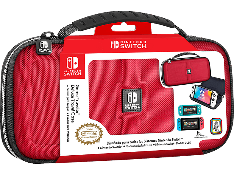 Funda Nintendo Switch - Ardistel Game Traveler case NNS30R, Para Switch, Rojo