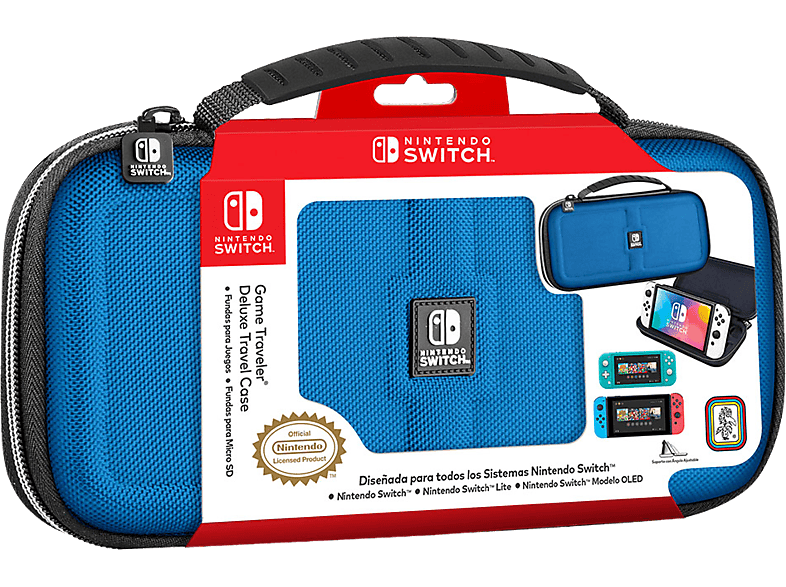Funda Nintendo Switch - Ardistel Game Traveler case NNS30BL, Para Switch, Azul