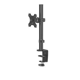 Soporte monitor - Hama Holder, De 13" a 32", Compatible con los estándares VESA 75x75-100x100, Inclinación +45°/-45°, Giro 180°, Hasta 10kg, Negro