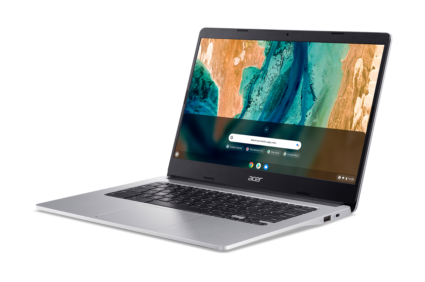 Portátil - Acer Chromebook CB314-2H-K3VM, 14" Full HD, MediaTek MT8183, 4GB RAM, 64GB eMMC, UMA, Google Chrome OS