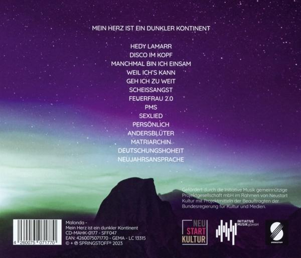 Malonda - Mein Herz Ist Ein Dunkler Kontinent  - (CD)