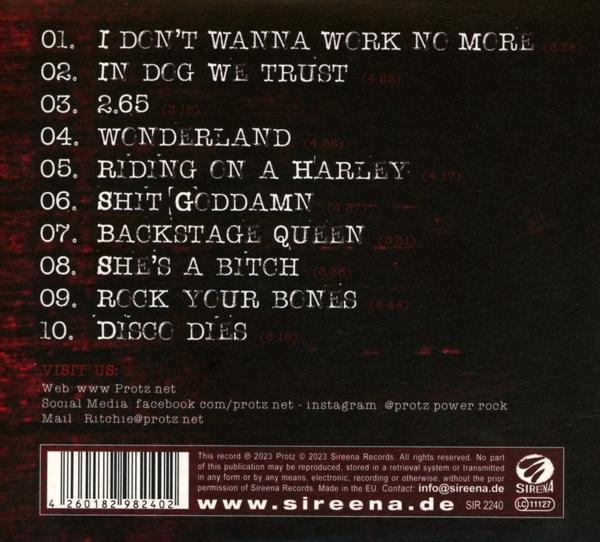 Protz - In Dog We Trust  - (CD)