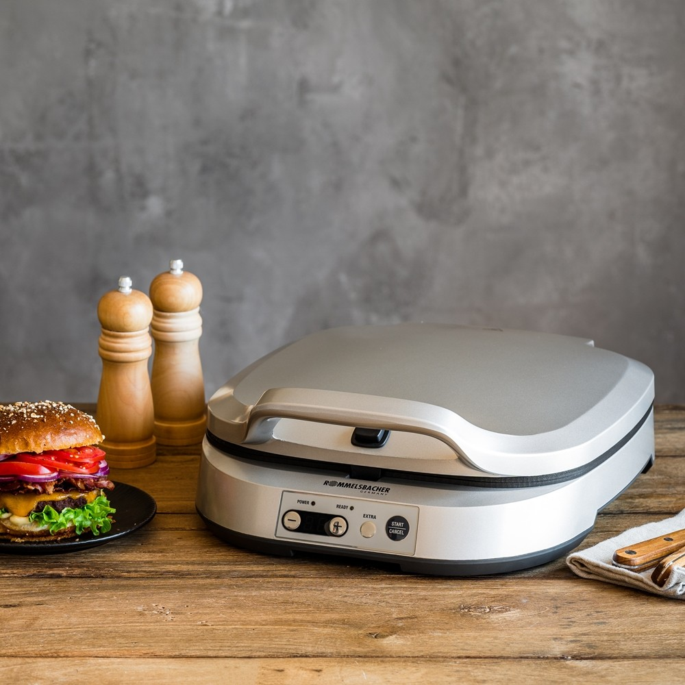 ROMMELSBACHER PC 1800 - Crêpes Maker (Silber)