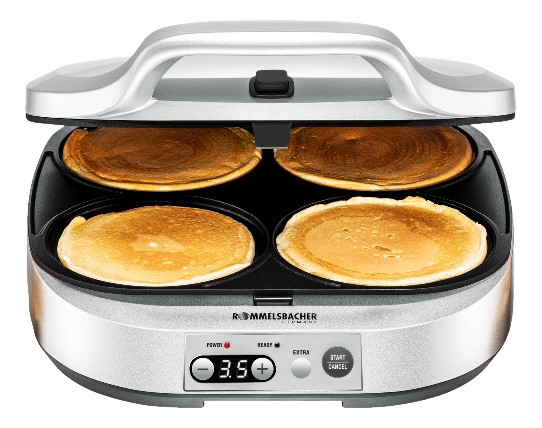 ROMMELSBACHER PC 1800 - Crêpes Maker (Silber)