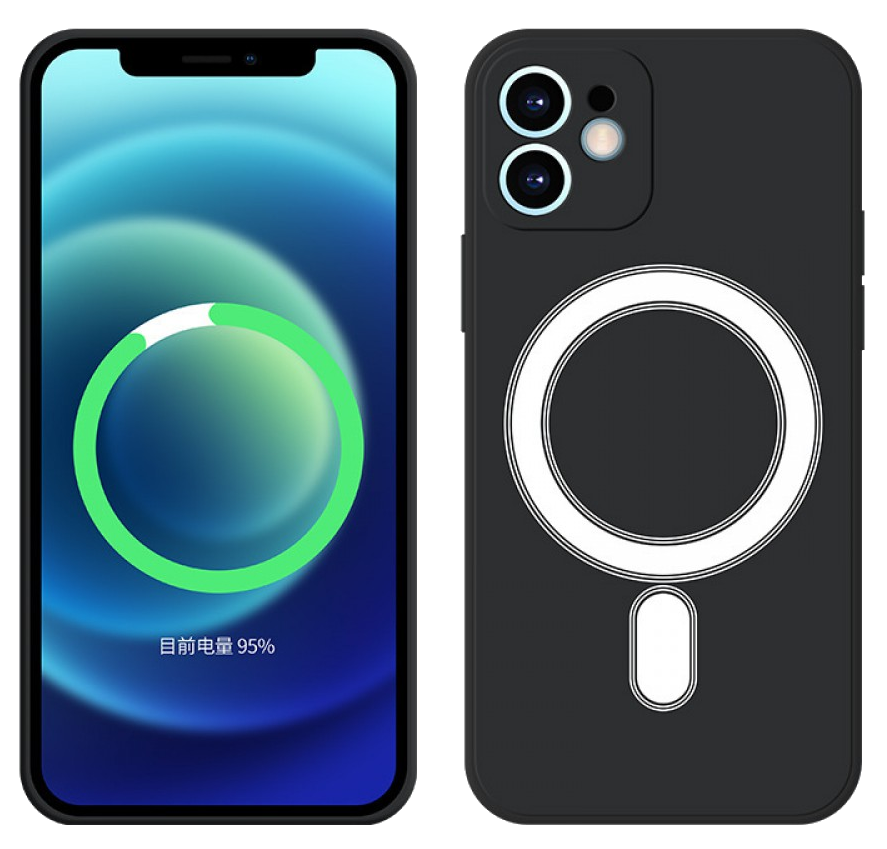 CASE AND PRO iPhone 13 Pro Max mágneses szilikon tok, fekete (CEL-MAG-IPH13PMBK)