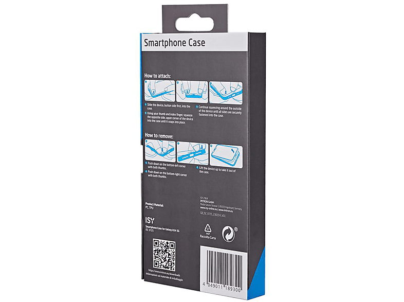 ISY ISC-3725, Backcover, Samsung, Galaxy A54 5G, Schwarz