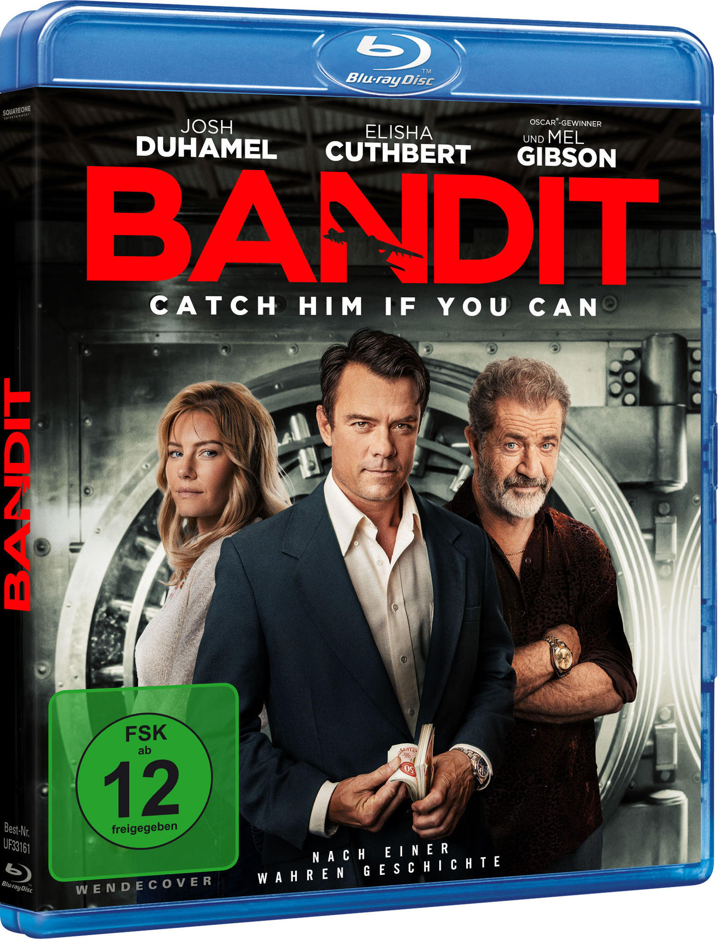 Blu-ray-Filmhülle mit Josh Duhamel und Mel Gibson.