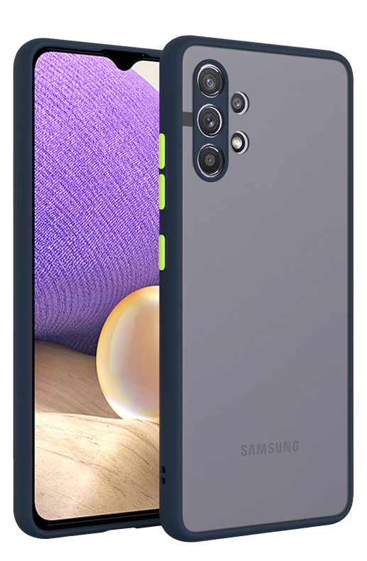 CASE AND PRO Samsung S22 Ultra műanyag tok, kék-zöld (CEL-MATT-S22U-BLG)