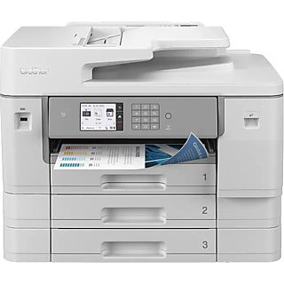 BROTHER MFC-J6957DW for Business, A3 Drucken/Scannen, A4 30 S./Min, Tinte, Duplex, 9.14cm Touchscreen, 850Blatt Papierzufuhr, Weiß