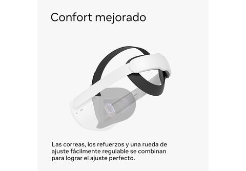 Correa  Meta Facial Interface & Head Strap, Interfaz facial + correa de  cabeza, Para Meta Quest 3, Elemental Blue