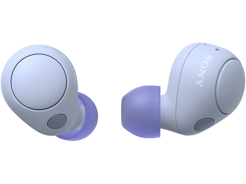 Auriculares True Wireless  Sony WFC700NV, Cancelación de ruido (Noise  cancelling), Cómodo y estable, Estuche carga hasta 15h, ANC, Bluetooth,  Lavanda