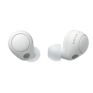 Auriculares True Wireless - Sony WFC700NW, Cancelación de ruido (Noise cancelling), Cómodo y estable, Estuche carga hasta 15h, ANC,  Bluetooth, Blanco