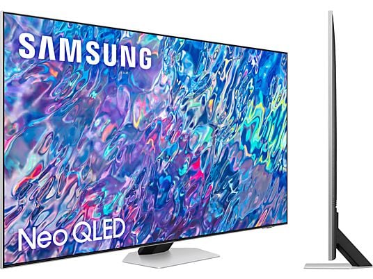 TV QLED 55" - Samsung QE55QN85BATXXC, Neo QLED 4K, Procesador Neo QLED 4K con IA, Smart TV, Plata