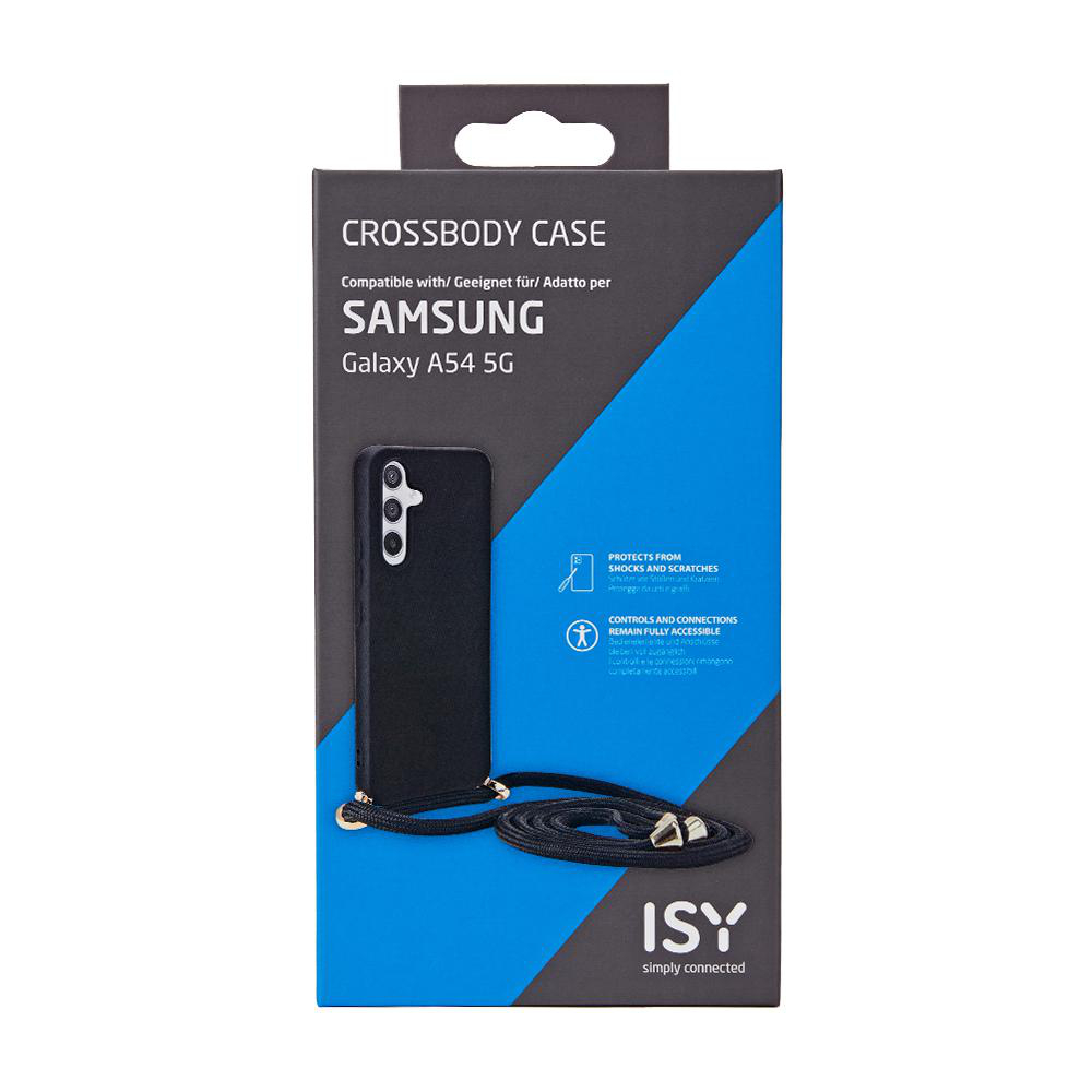 Schwarze Handyhülle für Samsung Galaxy A54 5G mit schwarzer Handyhülle.