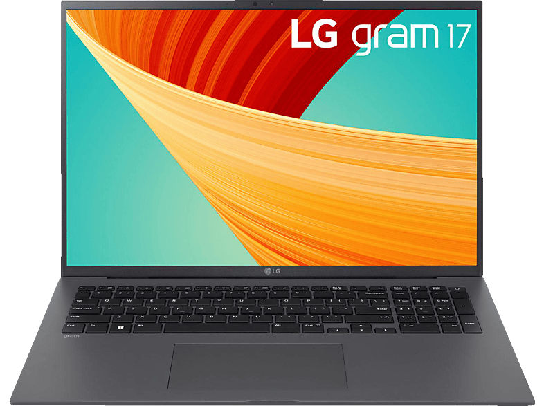 LG 17Z90R-G.AA79G gram, Notebook, mit TB (Evo) Home 1 RAM, Grau Intel®, Display, 16 Xe, i7-1360P Zoll Bit) 17 Prozessor, Iris® Windows Intel® 11 GB (64 SSD