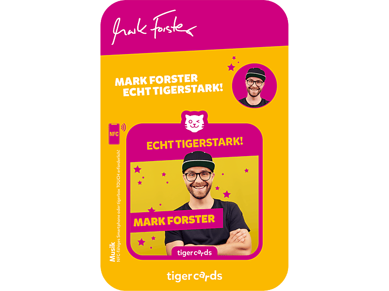 Tigermedia 4541 - Tiger Card Mark Forster - Collezionabile Per Fan