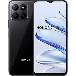 Móvil - Honor 70 Lite 5G, Midnight Black, 128 GB, 4 GB, 6.5" HD+, Snapdragon SM4350Pro, 5000 mAh, Android