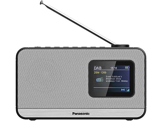 PANASONIC RF-D15EG-K - Radio DAB+ (DAB+, FM, Noir/Argent)