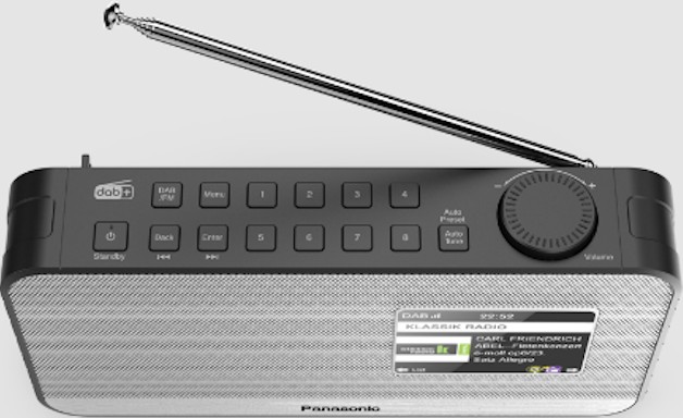Radio Portable Panasonic RF-D15EG-K - DAB+/FM/Bluetooth - Écran LCD 2,4" - Noir
