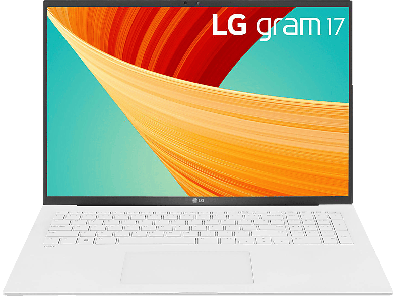 LG 17Z90R-G.AA77G gram, Notebook, mit 17 Zoll Display, Intel® i7-1360P (Evo) Prozessor, 16 GB RAM, 1 TB SSD, Intel®, Iris® Xe, Weiß Windows 11 Home (64 Bit)
