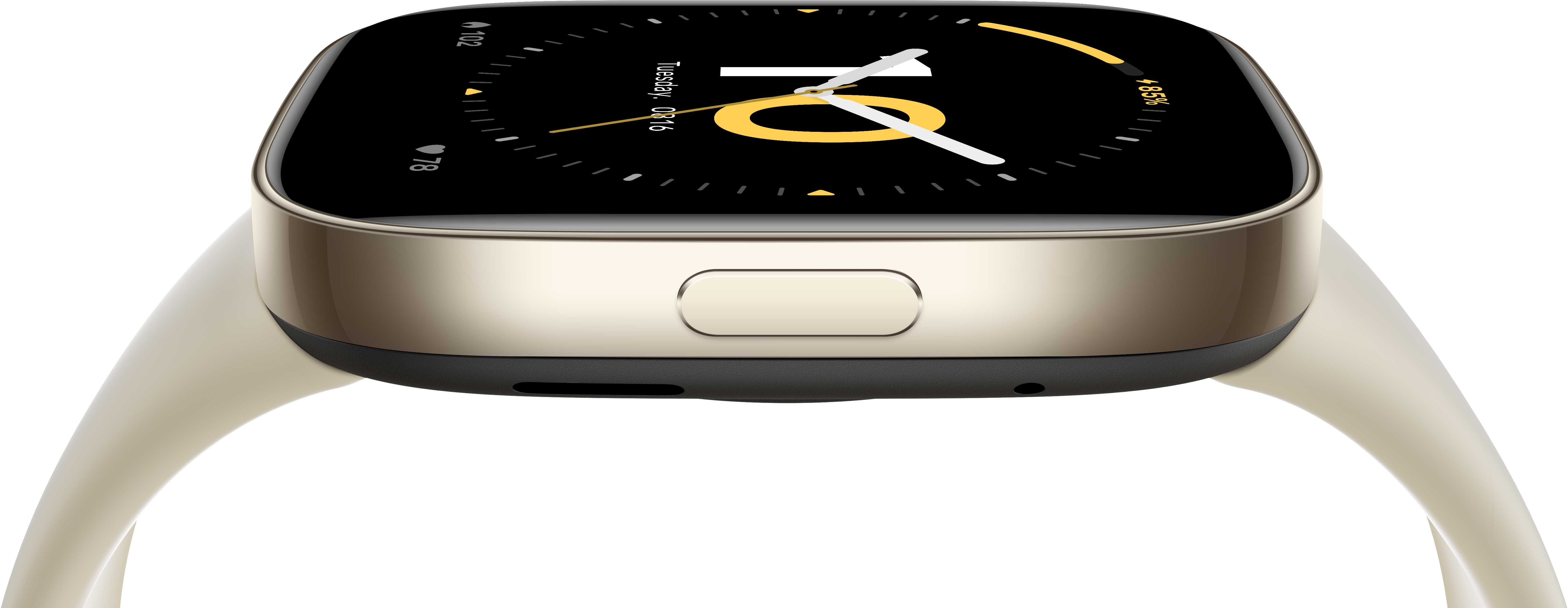 XIAOMI Redmi Watch 3 Smartwatch Kunststoff TPU, 135-200 mm, Ivory