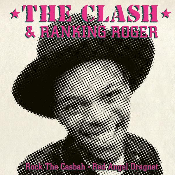 The Clash és Ranking Roger album borítója. Portré rózsaszín és fekete szöveggel.