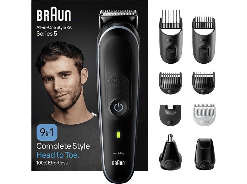 Braun Baard- En Haartrimmer All-in-one Style Kit Series 5 (mgk5411)
