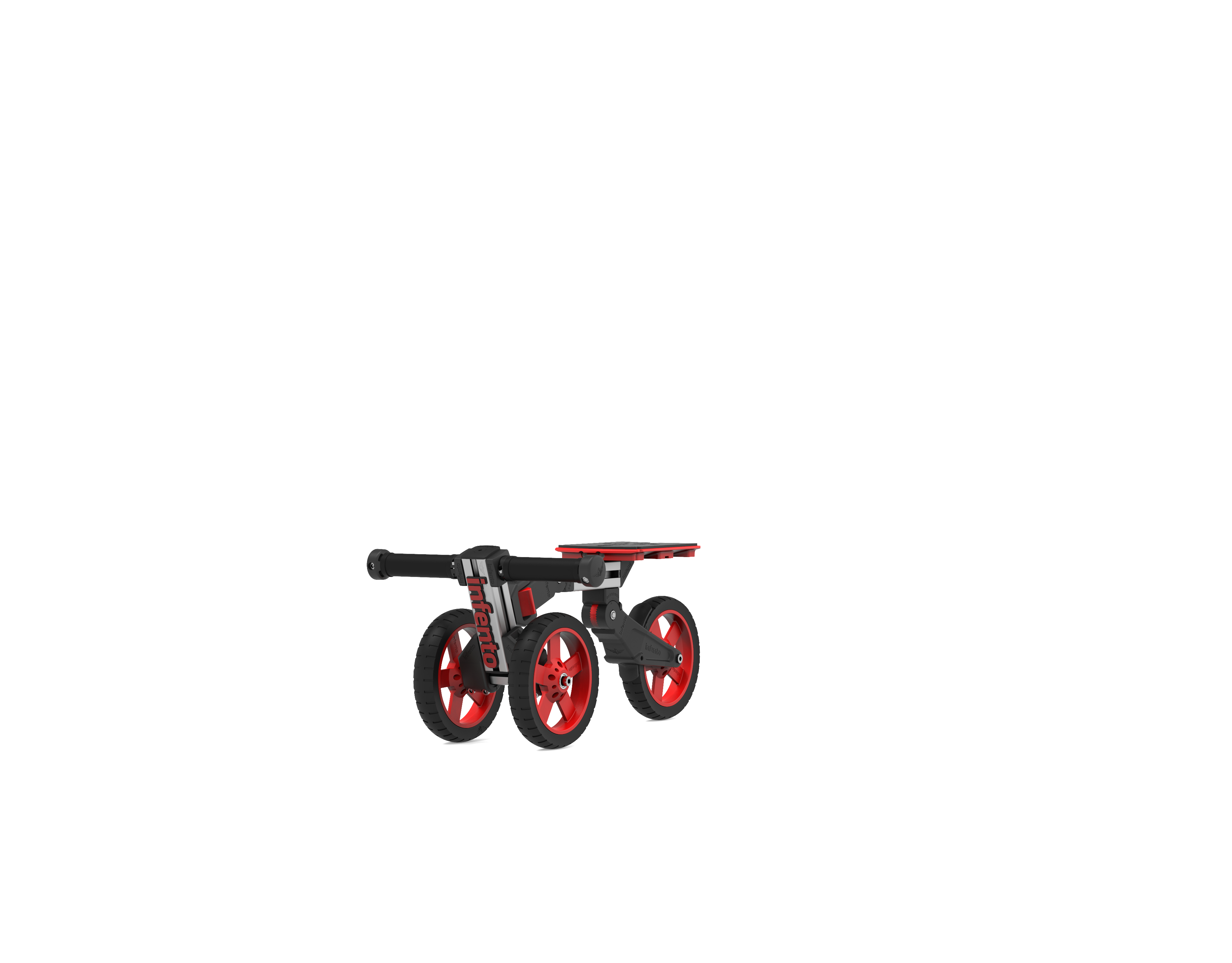 und einem - & Balance Kit Kinderfahrzeugbaukasten Roller, Fahrrad Laufrad Mehrfarbig Move INFENTO in Make